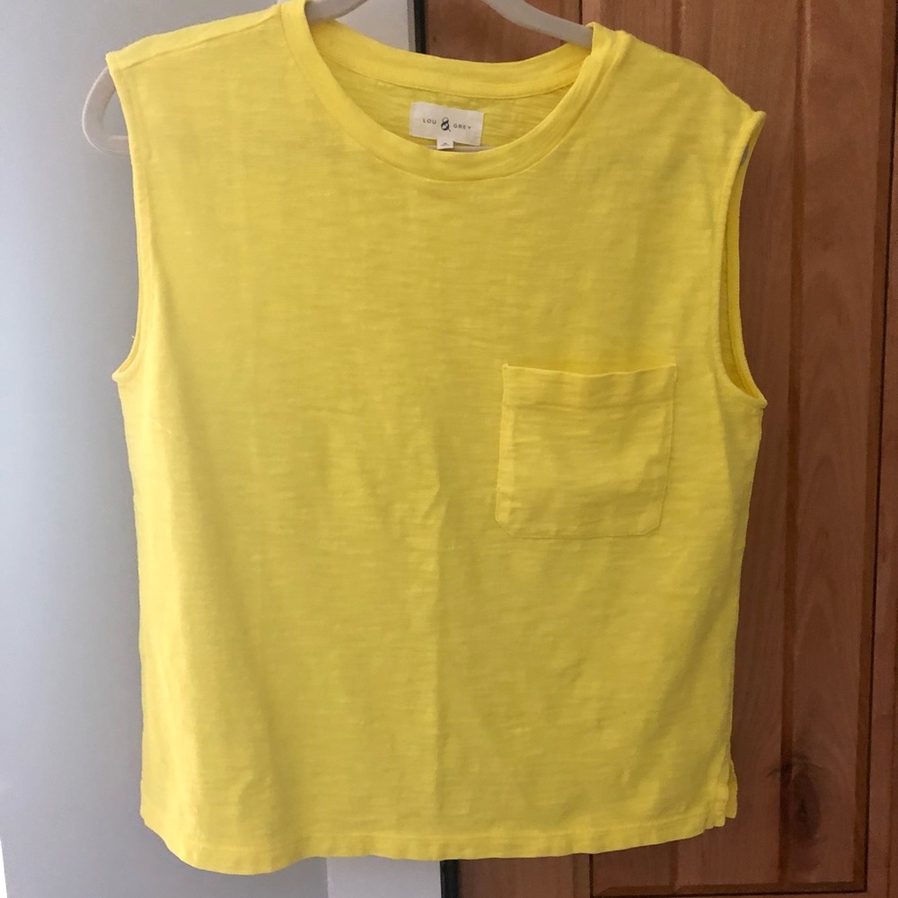 NWOT Lou & Grey Slub pocket tank